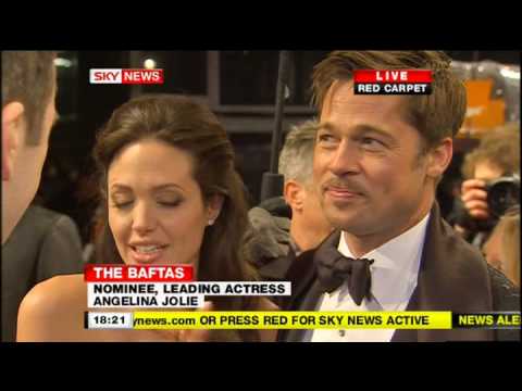 Angelina Jolie & Brad Pitt BAFTA Red Carpet Interview