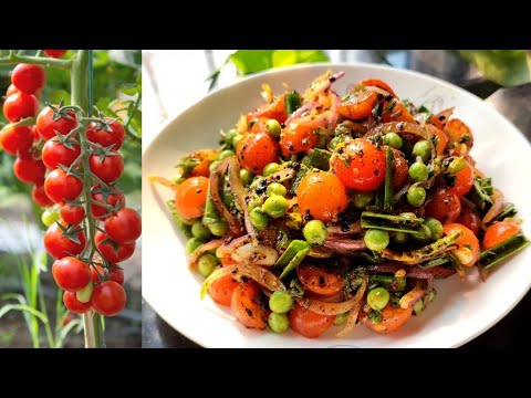 Cherry Tomatoes Salad | Nepali Salad | Tomato quick and Easy Salad