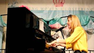 Brooke White sings Radio Radio at LDS Time to Blossom YW Conference