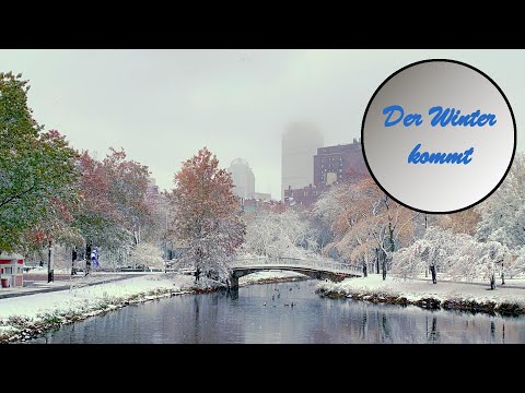 Schnee im Oktober - in Boston bricht der Winter ein!