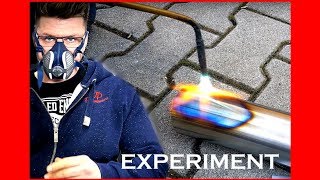 EXPERIMENT mit Feuer | Edelstahl und Anlauffarben, wie funktioniert das?
