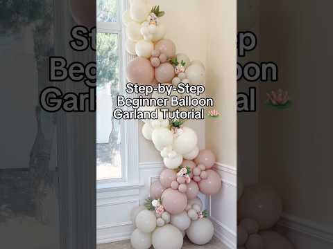 Step-by-Step Beginner Balloon Garland Tutorial | Easy DIY Party Decor ✨