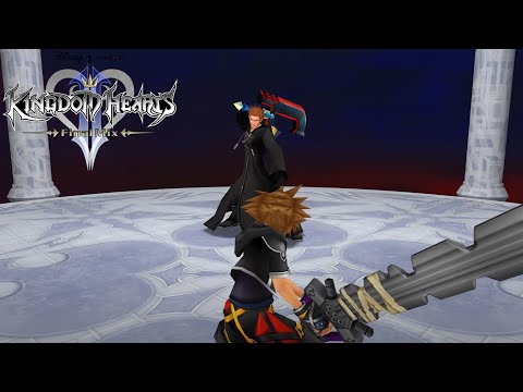 KH II FM [Critical Mode] Data Lexaeus Fenrir + Negative Combo Lock No Damage