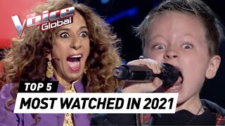 The Voice Kids Spain 2021: MOST TRENDING Blind Auditions 🇪🇸