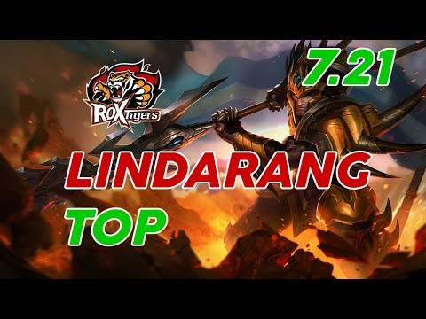 ROX Tigers Lindarang Jarvan IV Top Patch 7 21 Pro Replay