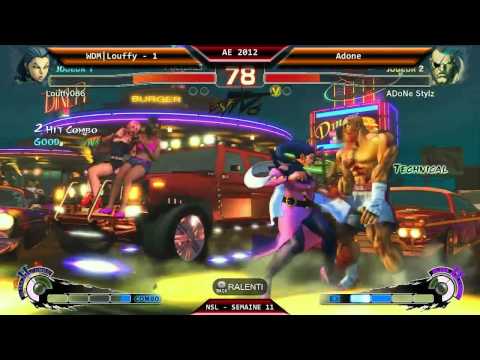 WDM|Louffy x Adone - NSL R11 - SSF4 AE 2012