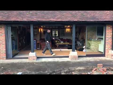 Frameless Glass Curtain Installation - Kent, UK