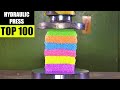 Top 100 Best Hydraulic Press Moments ASMR VERSION | PURE SOUND | Satisfying Crushing Compilation
