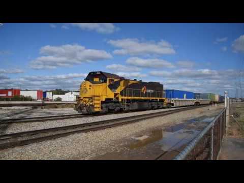 Aurizon freight with X54 and LDP007