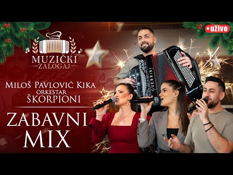 MILOŠ PAVLOVIĆ KIKA I ŠKORPIONI - ZABAVNI MEGA MIX PESAMA (MUZIČKI ZALOGAJ) 2025.