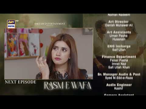 Rasm e Wafa Episode 42 | Teaser | Hina Chaudhary | Arslan Khan | ARY Digital