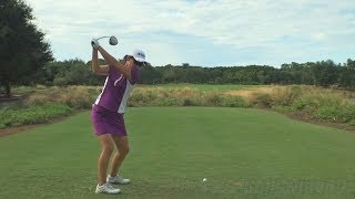 CANDIE KUNG - DTL DRIVER GOLF SWING LATE 2013 - REGULAR & SLOW MOTION - 1080p HD