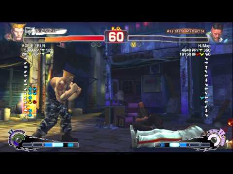 ACE E I RI N (Guile) vs. HJMxp (Dudley) - SSFIV AE 2012 Match