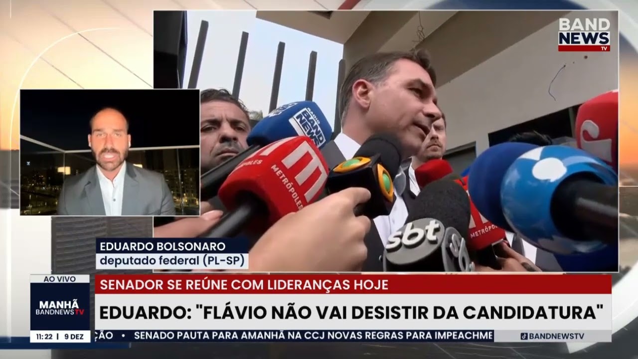 Entrei ao vivo na BAND NEWS