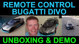 Bugatti Divo Remote Control Car Model Demo Unboxing Review by Miebely