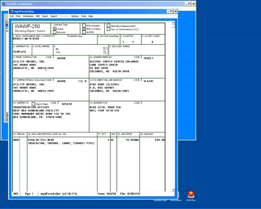 Automating WAWF Demo