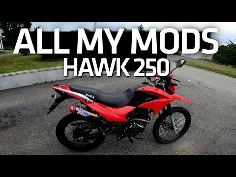 All My HAWK 250 Mods | 0-60 mph | All Parts Bought On AMAZON