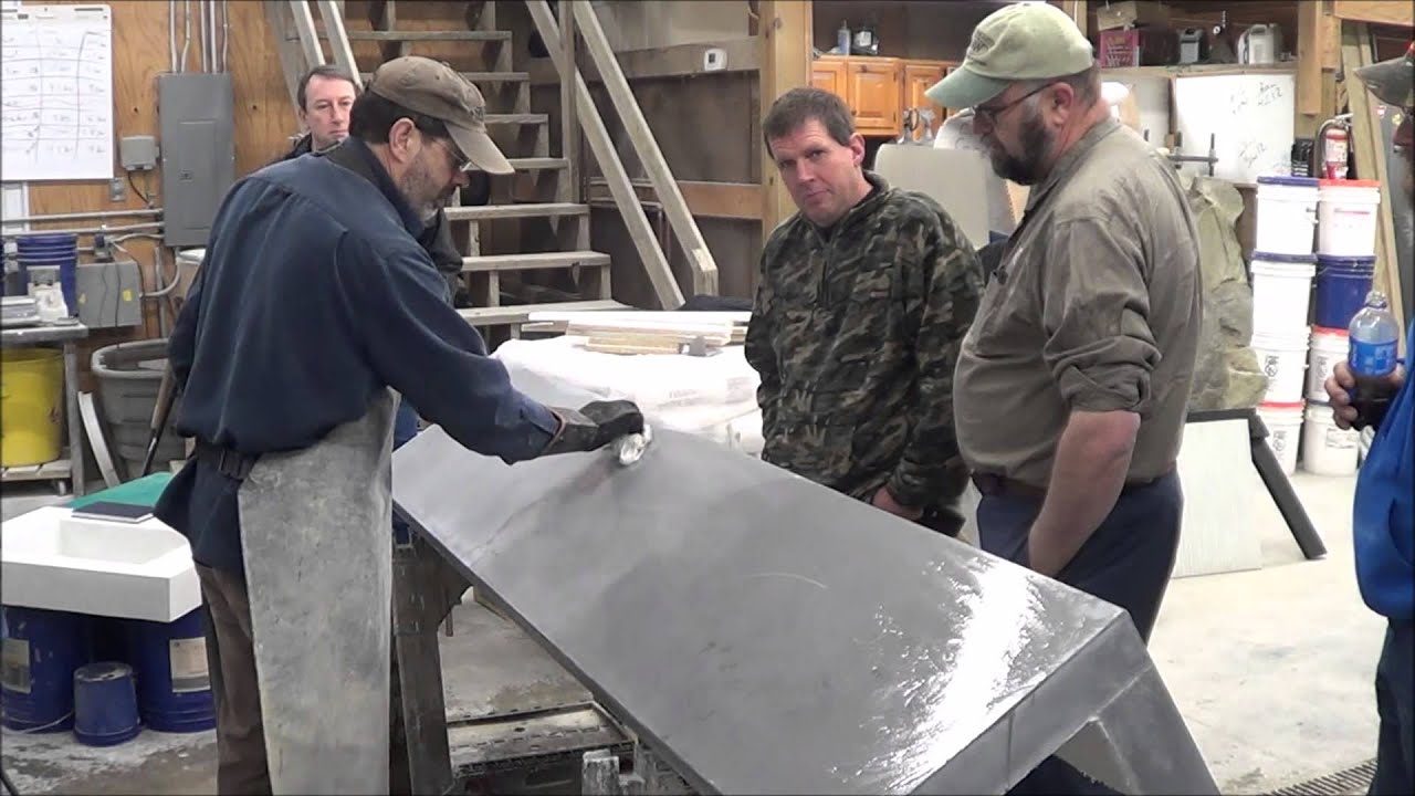 Finishing Concrete Surfaces the easy way - GFRC, Glass Fiber Reinforced Concrete