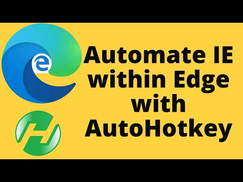 How to Automate IE from within Edge