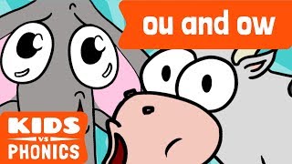 OU and OW | Similar Sounds | Sounds Alike | How to Read | Made by Kids vs Phonics