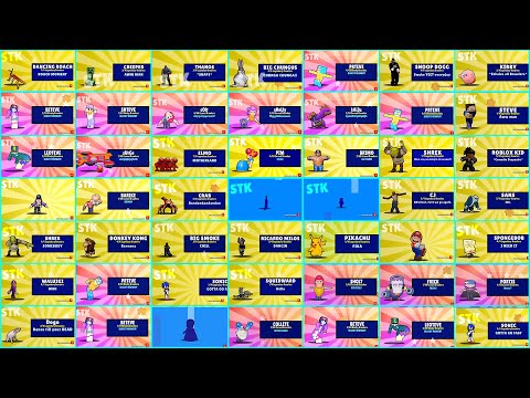 Unlocking All Cursed Brawlers In Brawl Stars Compilation