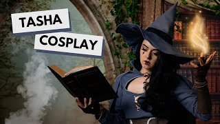 I cosplayed Tasha from Dungeons & Dragons' "Tasha's Cauldron of Everything"