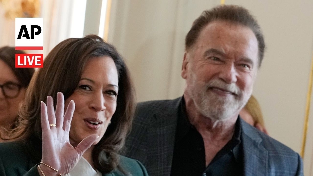 LIVE: Arnold Schwarzenegger and Kamala Harris speak at climate summit in Austria