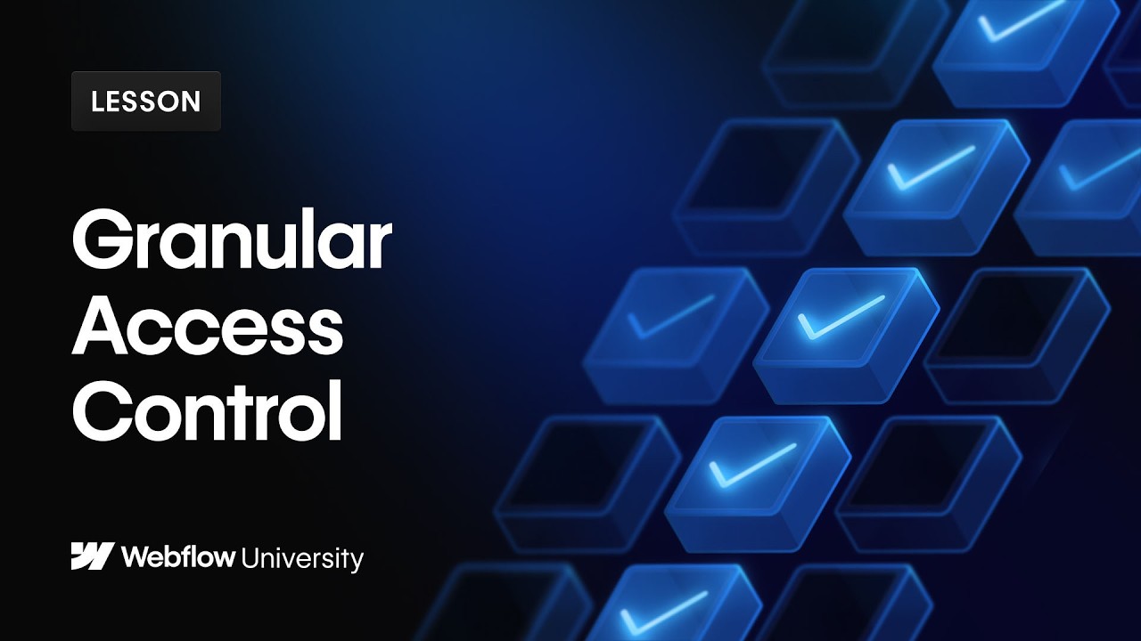 Set granular access controls in Webflow Enterprise sites