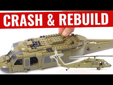 COBI Black Hawk Shot Down… So I Had to Rebuild It