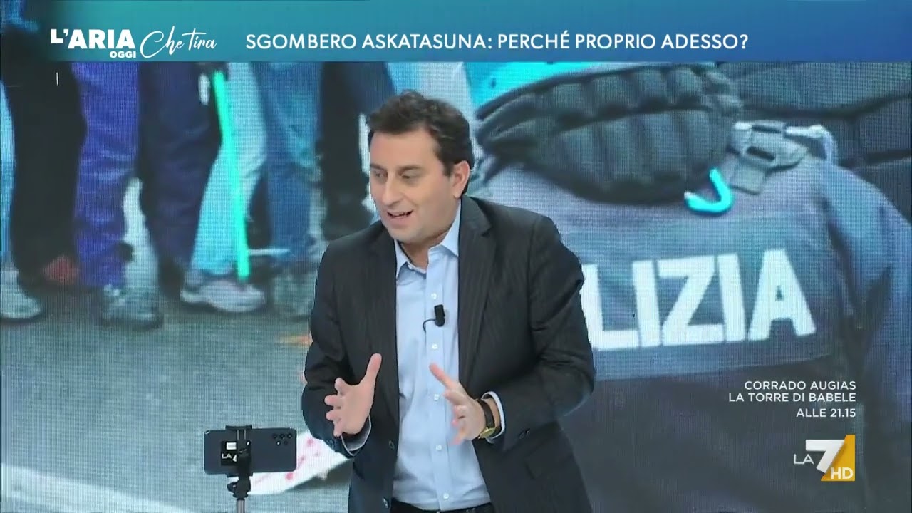 David Parenzo a Matteo Piantedosi: "Anche lo sgombero di CasaPound è nelle priorità?", "Sì, ...