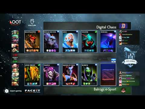 Digital Chaos vs Balrogs - Game 2 - (BTS Americas 3)  - KotLGuy & RyuUboruZ