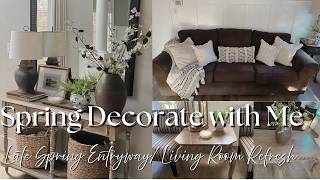 LATE SPRING HOME REFRESH 2026 🌿 Entryway & Living Room Decorating Ideas | High End Look for Less