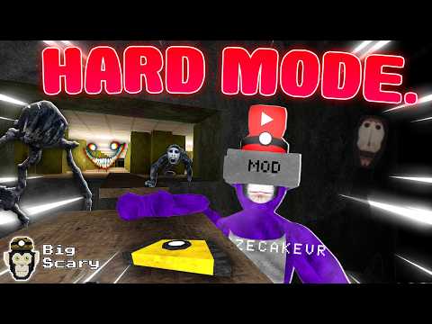 I BEAT Big Scary's BACKROOMS Update On HARD MODE...