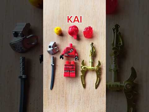 Built lego ninja go kai | unofficial lego minifigures #lego #ninjago