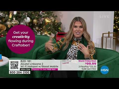 Alcatel Linkzone 2 WiFi Hotspot with 6 Months Boost Mobi...