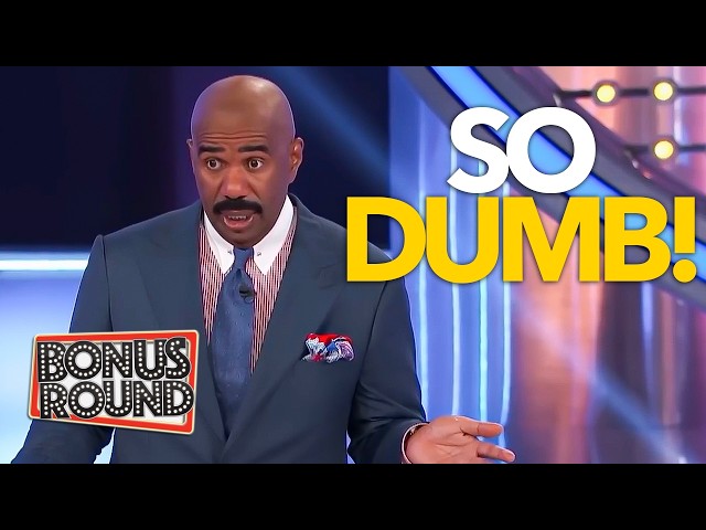 DUMBEST Answers That SHOCKED Steve Harvey On Family Feud!
