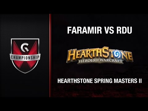 Faramir vs Rdu - GC's 2015 Hearthstone Spring Masters II (Game #9a)