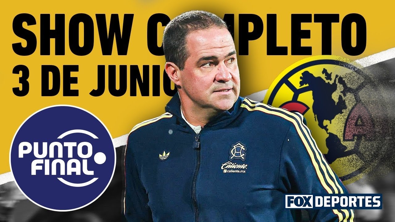 BOMBAZO EN EL CLUB AMÉRICA: ANDRÉ JARDINE DEJÓ DE SER EL DT AZULCREMA | PUNTO FINAL EN VIVO