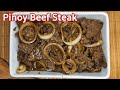 PINOY BEEF STEAK | THE BEST BISTEK TAGALOG RECIPE | KUSINANG BICOLANA