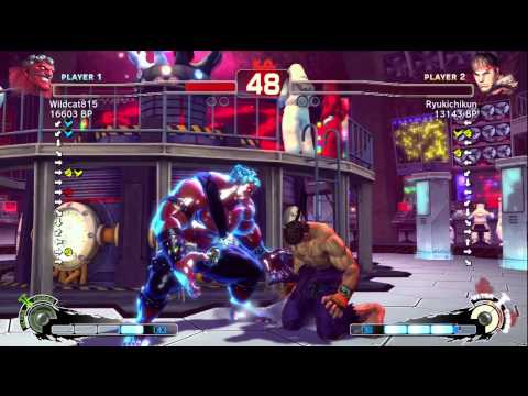 Wildcat815 [Hakan] vs Ryukichikun [Ryu] SSF4 Japanese Online Ranked Matches - TRUE-HD