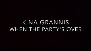 When The Party&#39;s Over (Piano Karaoke Instrumental) Kina Grannis