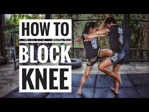 How to block Muaythai knee