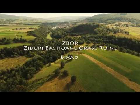 Situl fortificat de la Bixad, jud. Covasna, din aer