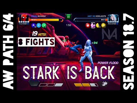Alliance War Season 18 War 7 - Path 6/4 - Stark Enhanced Spider-Man Returns
