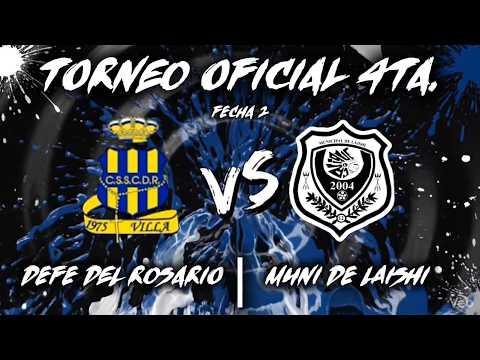 DEFENSORES DEL ROSARO vs MUNICIPAL DE LAISHI - INFERIORES LFF A - ZONA 2 - FECHA 2