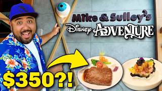 I SPENT OVER $350 AT DISNEY CRUISE LINE'S NEW SPECIALTY RESTAURANT! Mike & Sulley's Review!