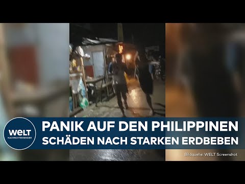 PHILIPPINEN: Panik auf den Straßen! Heftiges Erdbeben erschüttert Mindanao