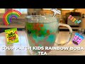 ICED SOUR PATCH KIDS RAINBOW BOBA TEA FULL VIDEO Asmr Halloween Sourpatchkids