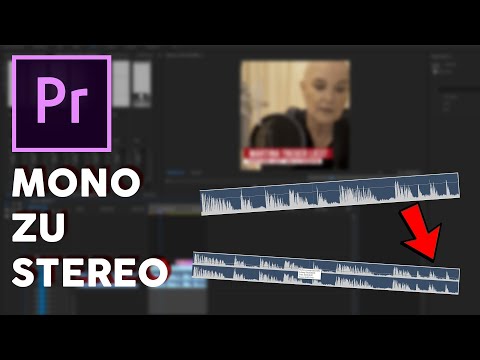 Mono Audio in Stereo Audio konvertieren - Premiere Pro 2021