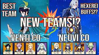🔥 Venti BEST Team!? Neuvillette & Hexerei Buffs DESTROY Spiral Abyss 12 | Genshin Impact